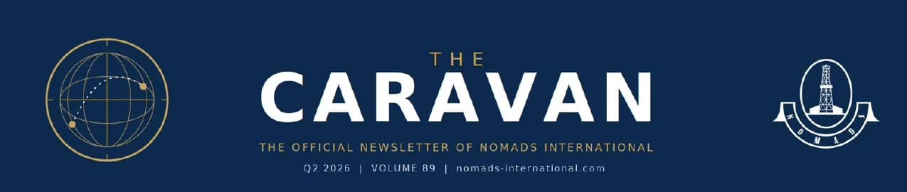 The Caravan, Q2 2026, Volume 89, the official newsletter of NOMADS International